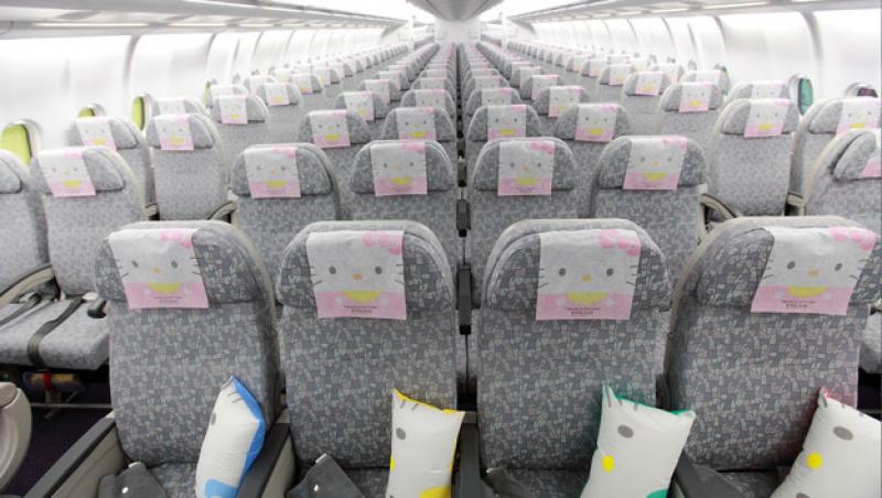 FOTO! Desene cu Hello Kitty pe avioanele de linie