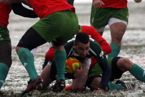 Meciul de rugby Romania - Ucraina, amanat din cauza viscolului