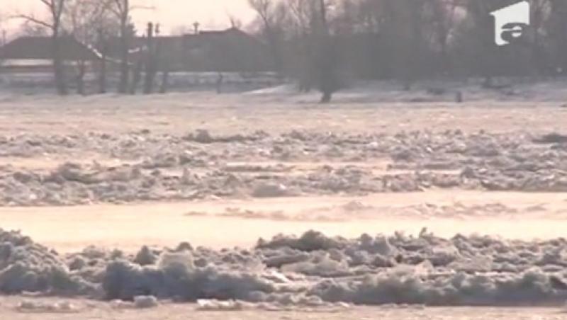 VIDEO! Imagini spectaculoase cu Dunarea inghetata. 149 de nave sunt blocate