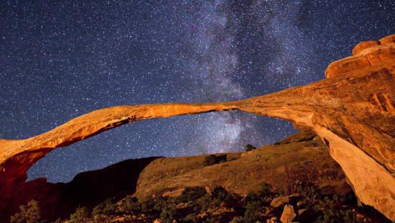 FOTO! Vezi imagini spectaculoase cu Calea Lactee, fotografiata in statul american Utah!