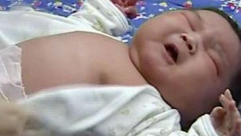 Cel mai mare bebelus nascut in China are 7 kilograme