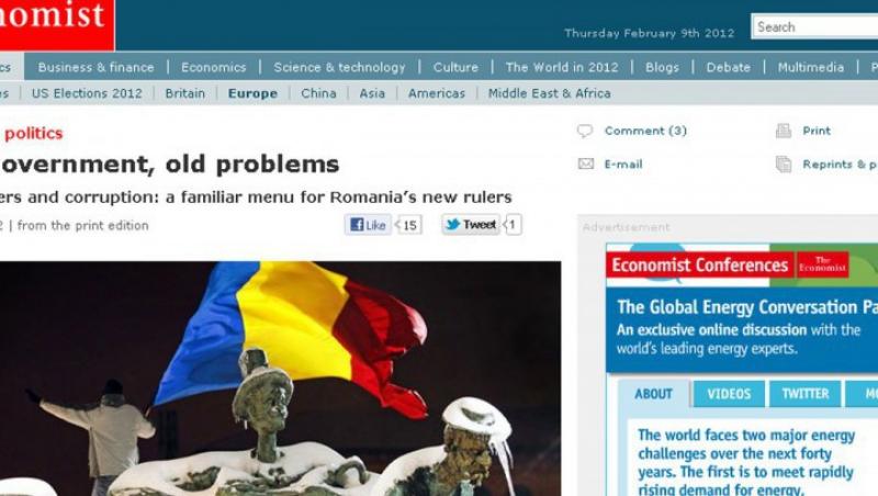 The Economist, despre Romania: 