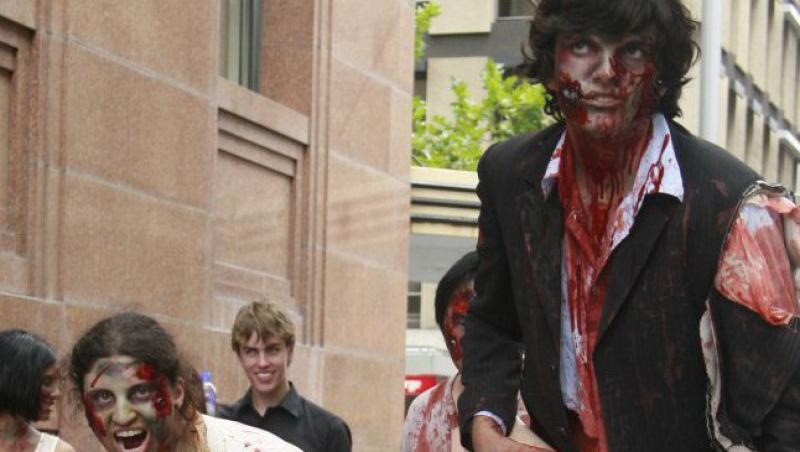 FOTO! Capitala Australiei a fost invadata de sute de zombii!