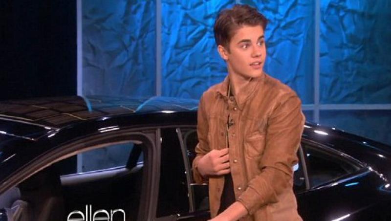 FOTO! Justin Bieber a primit cadou o masina de 100.000 de dolari