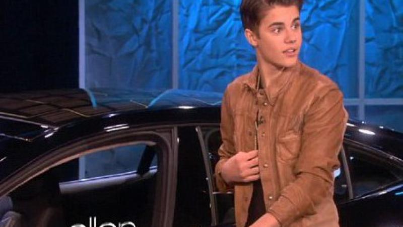 FOTO! Justin Bieber a primit cadou o masina de 100.000 de dolari