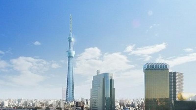 FOTO! Cel mai inalt turn din lume a fost ridicat in Japonia