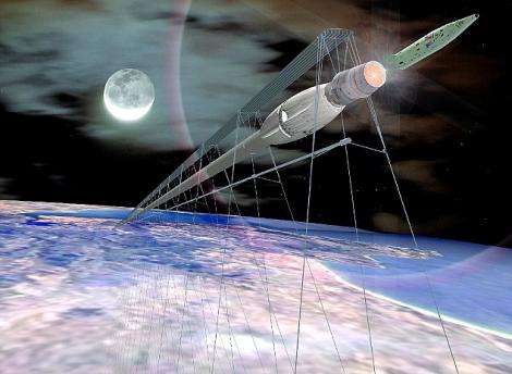 "Startram", trenul spatial care va transporta anual patru milioane de oameni in spatiu in 2032