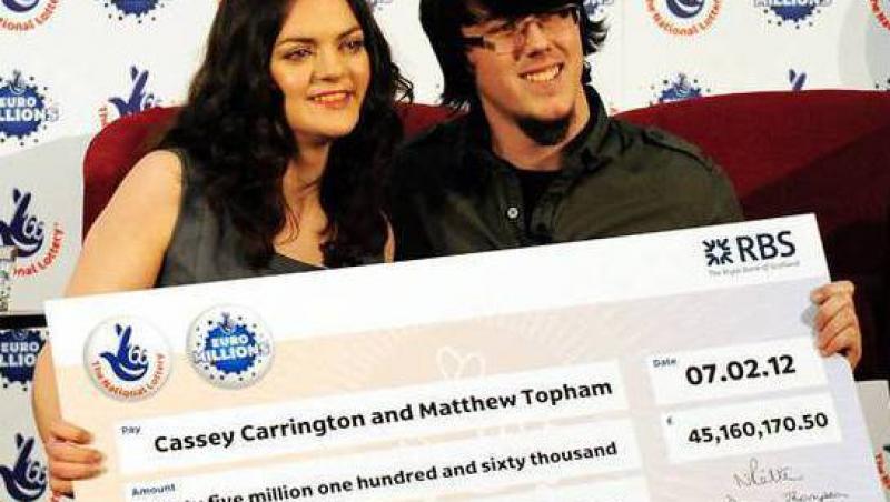 Au castigat 45 de milioane de lire sterline la loterie: 1, 3 milioane ii ofera unui prieten