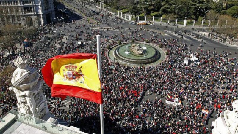 Zeci de mii de persoane au manifestat in Spania impotriva reformei muncii