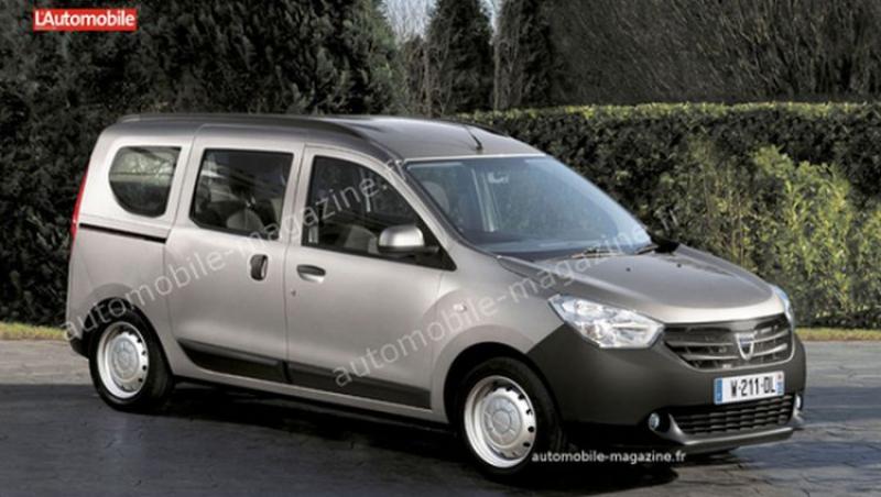 Prima schita! Dokker, noua utilitara Dacia va avea un pret de sub 9.000€
