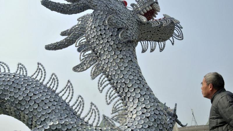 FOTO! Dragonul din portelan, noua atractie turistica din China
