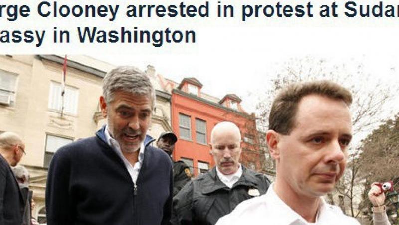 UPDATE! Clooney, eliberat din arest: 