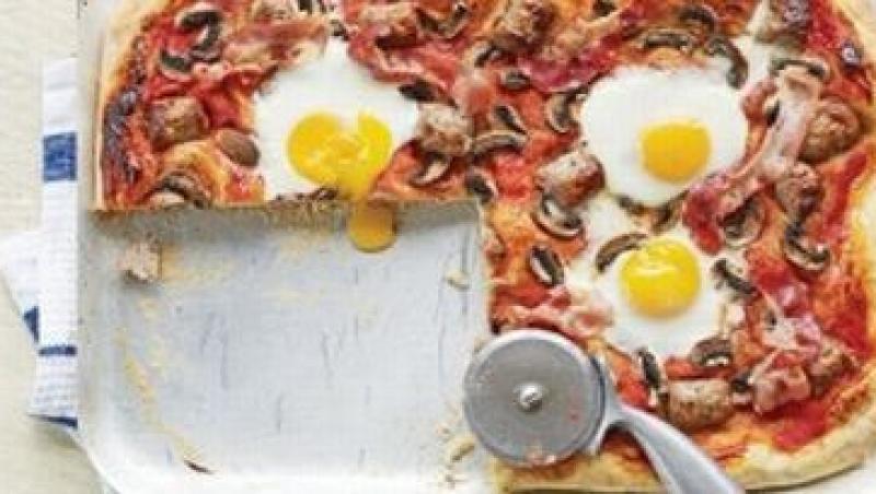 Reteta zilei: Pizza pentru micul dejun