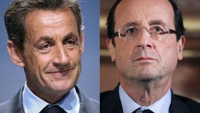 Sarkozy si Hollande, la egalitate in sondajele din Franta