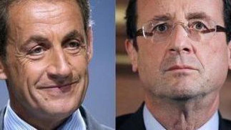 Sarkozy si Hollande, la egalitate in sondajele din Franta