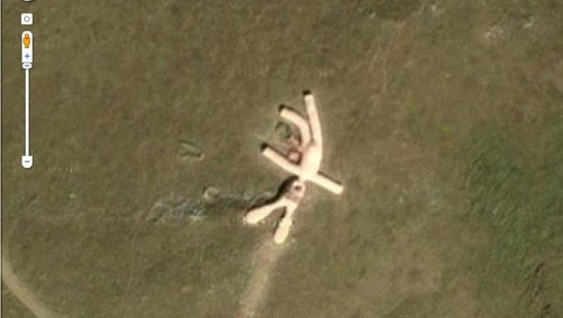 FOTO! Imaginea lui Iisus, surprinsa de Google Maps!