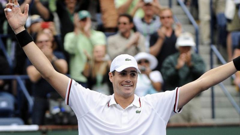 Isner, in finala de la Indian Wells, dupa ce l-a invins pe Djokovic