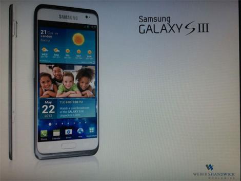 FOTO! O noua imagine cu Samsung Galaxy S III a aparut pe internet!