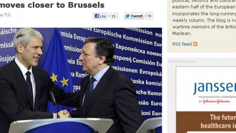 The Economist: Opozitia Romaniei fata de candidatura Serbiei la UE, o 