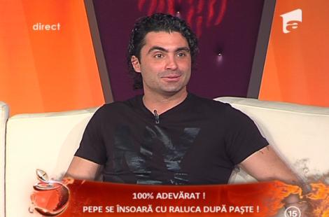 VIDEO! Pepe, mandru de Raluca: "Sta cu mana pe burtica"