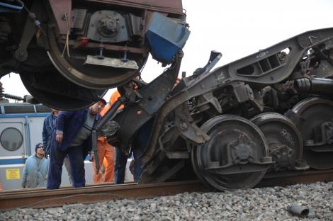 Accident de tren soldat cu 3 morti si un ranit grav in Iasi
