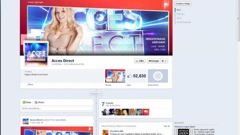 Pagina de facebook Antena 1 a depasit 200.000 de fani