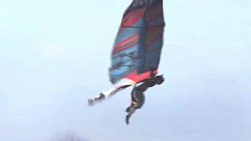 VIDEO! Vezi cum a zburat primul om-pasare!