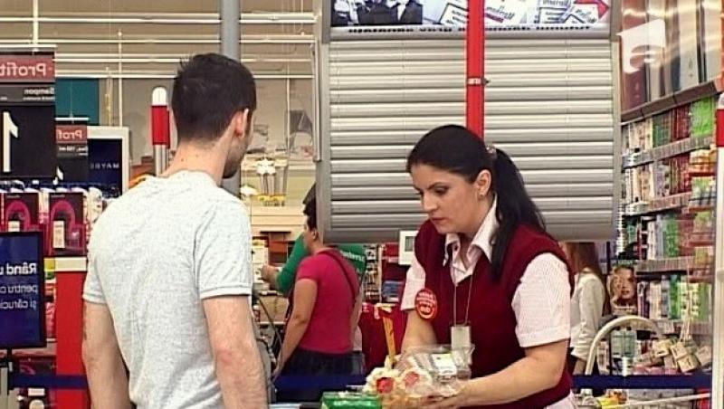 VIDEO! Mariana Capitanescu a ajuns vanzatoare la supermarket!
