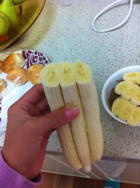 FOTO! Vezi cum arata banana tripla mutanta!