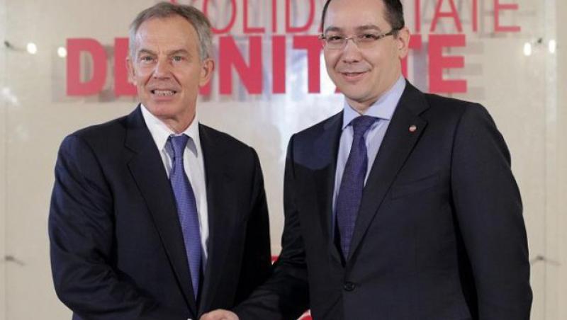 Ponta: Tony Blair mi-a confirmat programul meu economic foarte pragmatic