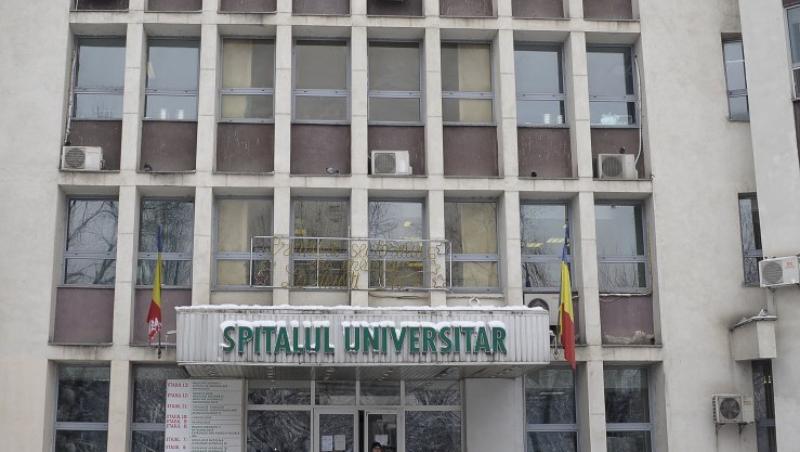 Un barbat s-a aruncat de la etajul sase al Spitalului Universitar