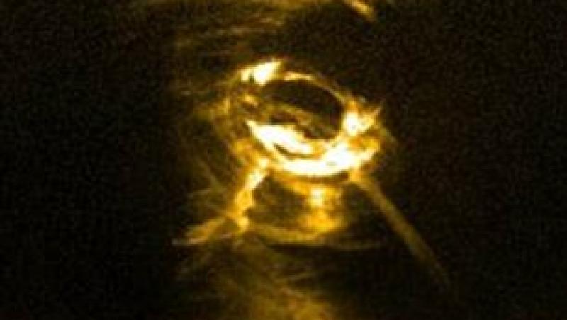 FOTO! Vezi cum arata tornada solara de cinci ori mai mare ca Pamantul!