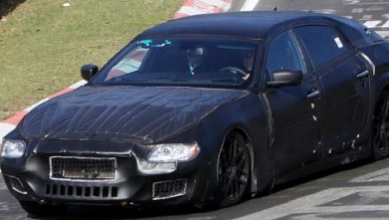 Noul Maserati Quattroporte a fost surprins pe Nürburgring