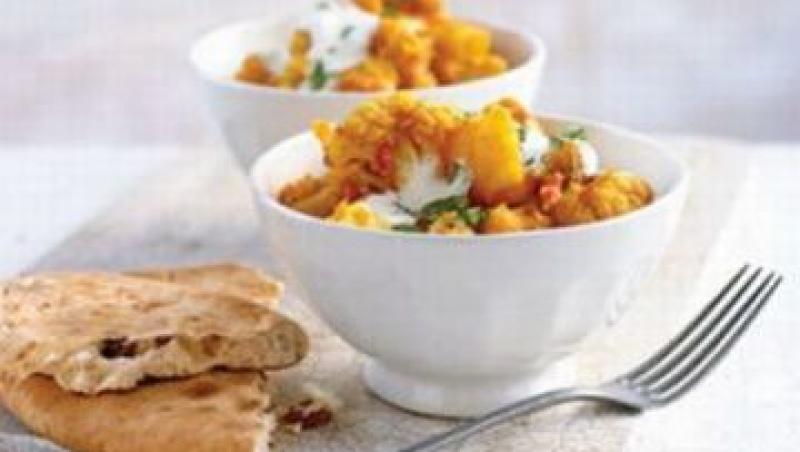 Reteta de post: Curry de conopida cu cartofi