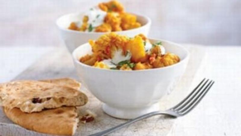 Reteta de post: Curry de conopida cu cartofi