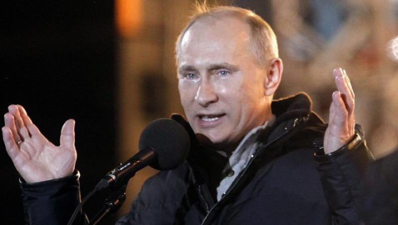 VIDEO! Putin a plans in centrul Moscovei dupa ce a fost reales ca presedinte