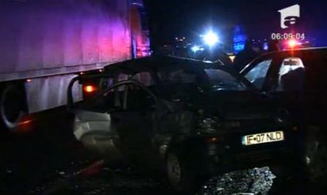 "Record" rutier in Buzau din cauza poleiului: 5 accidente in numai o seara