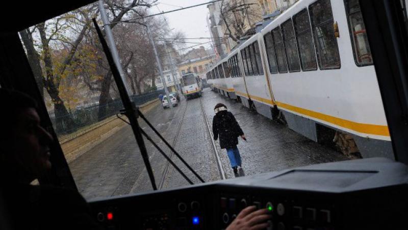 Doua tramvaie s-au tamponat la Timisoara. Patru persoane, ranite usor