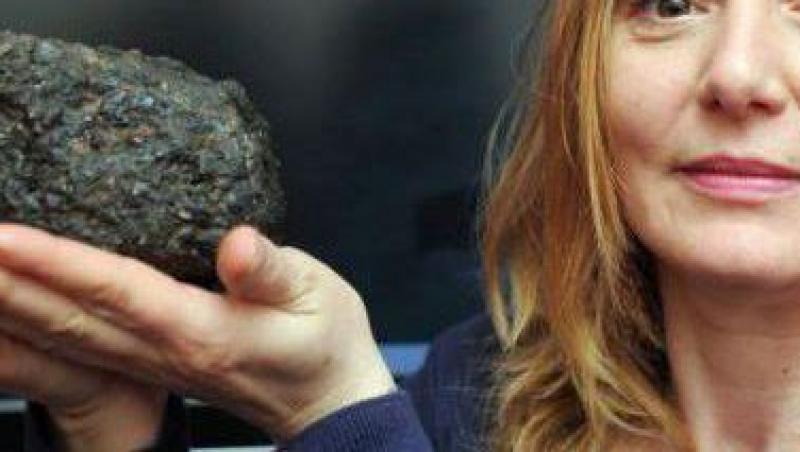 FOTO! O britanica a gasit un meteorit in curte