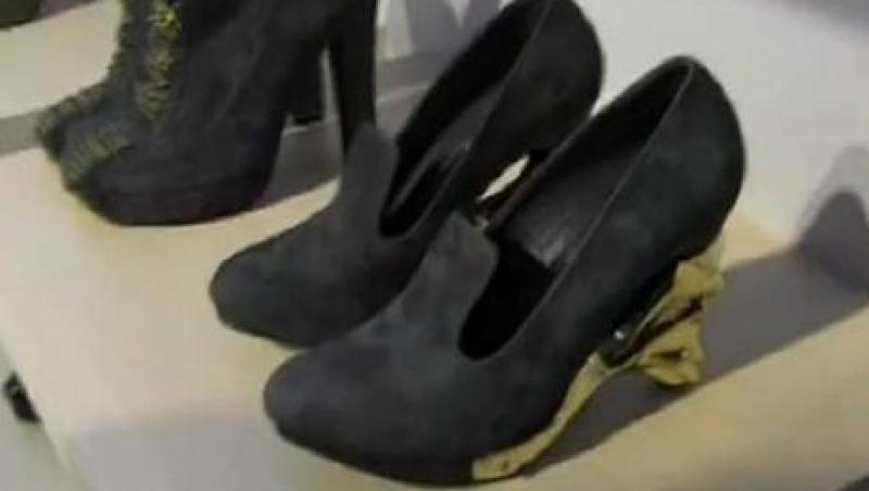 VIDEO! Pantofii romanesti au facut furori la Milano