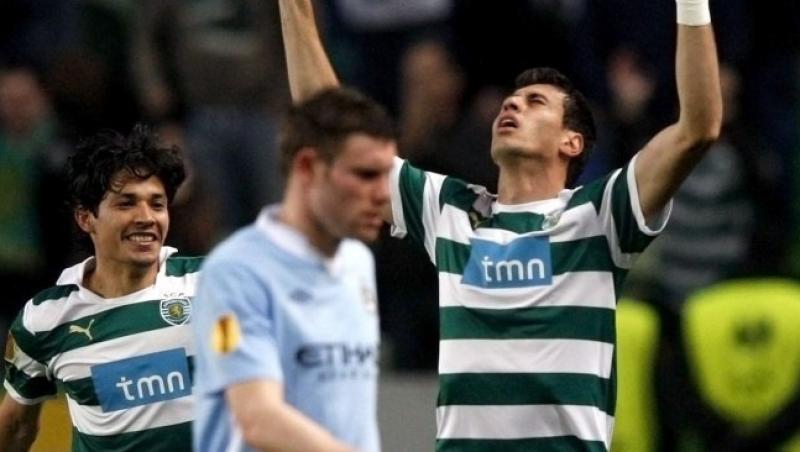 Sporting Lisabona - Manchester City 1-0 / Cetatenii invinsi surprinzator