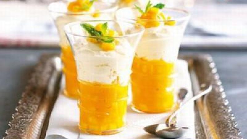 Desert delicios: Rețeta Syllabub de mango