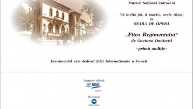 Seara de opera dedicata Zilei Internationale a Femeii la Muzeul National Cotroceni