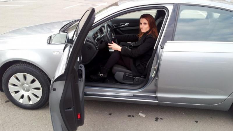 Valentina Ionescu  a primit cel mai generos cadou de 8 martie: un Audi A6!