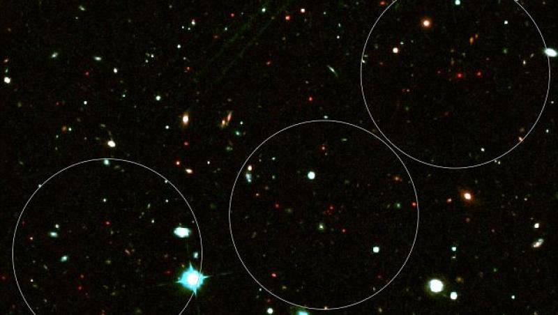 FOTO! Vezi cum arata cel mai indepartat grup de galaxii!