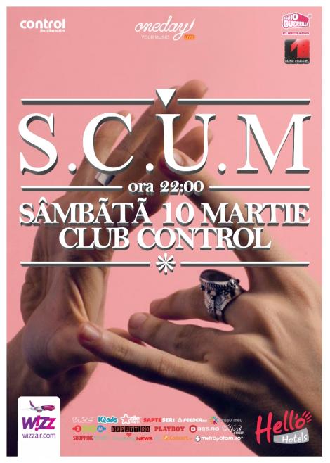 S.C.U.M. canta live in Club Control