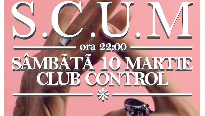 S.C.U.M. canta live in Club Control