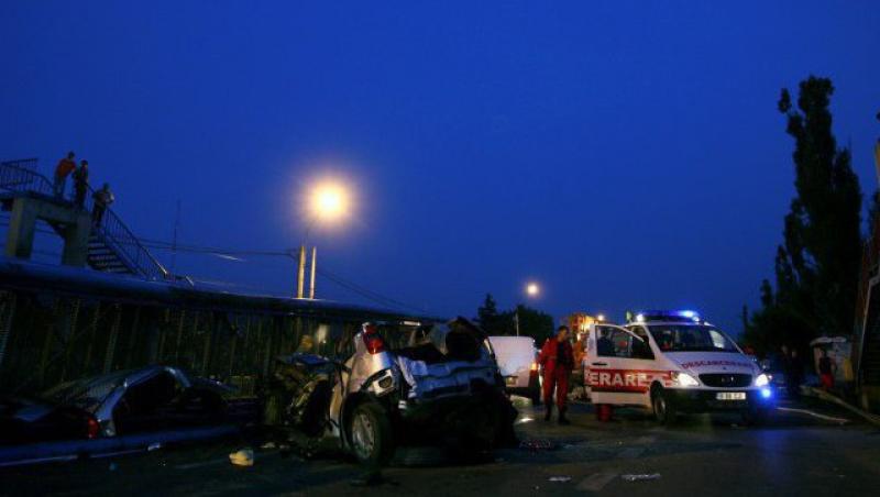 UPDATE! O tanara a murit, iar un francez este grav ranit in urma unui accident pe DN1