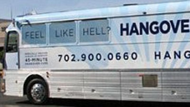 Un autobuz din Las Vegas vindeca mahmureala in 45 de minute