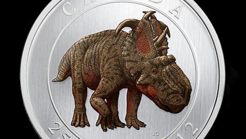 Canada va lansa o moneda fosforescenta cu dinozauri
